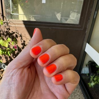 K Spa - Orangey nails - Nail Salons Near Me - San Mateo, California