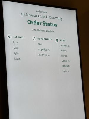 Menu photo 2 Starbucks Honolulu, HI Menu photo 2 Starbucks Honolulu, HI