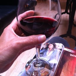 Wine and gossip while I wait.
