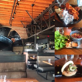 Linger - Mongolian BBQ Duck, Satay Lettuce Wraps (with tuna), Lamb pita - Asian Fusion Near Me - Denver, Colorado Linger - Mongolian BBQ Duck, Satay Lettuce Wraps (with tuna), Lamb pita - Asian Fusion Near Me - Denver, Colorado