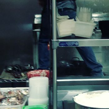 Rice Fun - Man on top of cooking area during dinner rush. Soapy water going everywhere. Order cancelled. - Chinese Near Me - Statesville, North Carolina