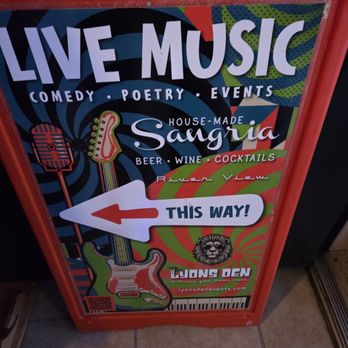 The Lyons Den - The sign that drew me in for live music! - Music Venues Near Me - Seaside, Oregon The Lyons Den - The sign that drew me in for live music! - Music Venues Near Me - Seaside, Oregon
