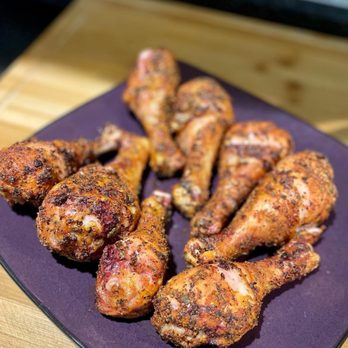 Off the DEC BBQ - a plate of chicken wings - Caterers Near Me