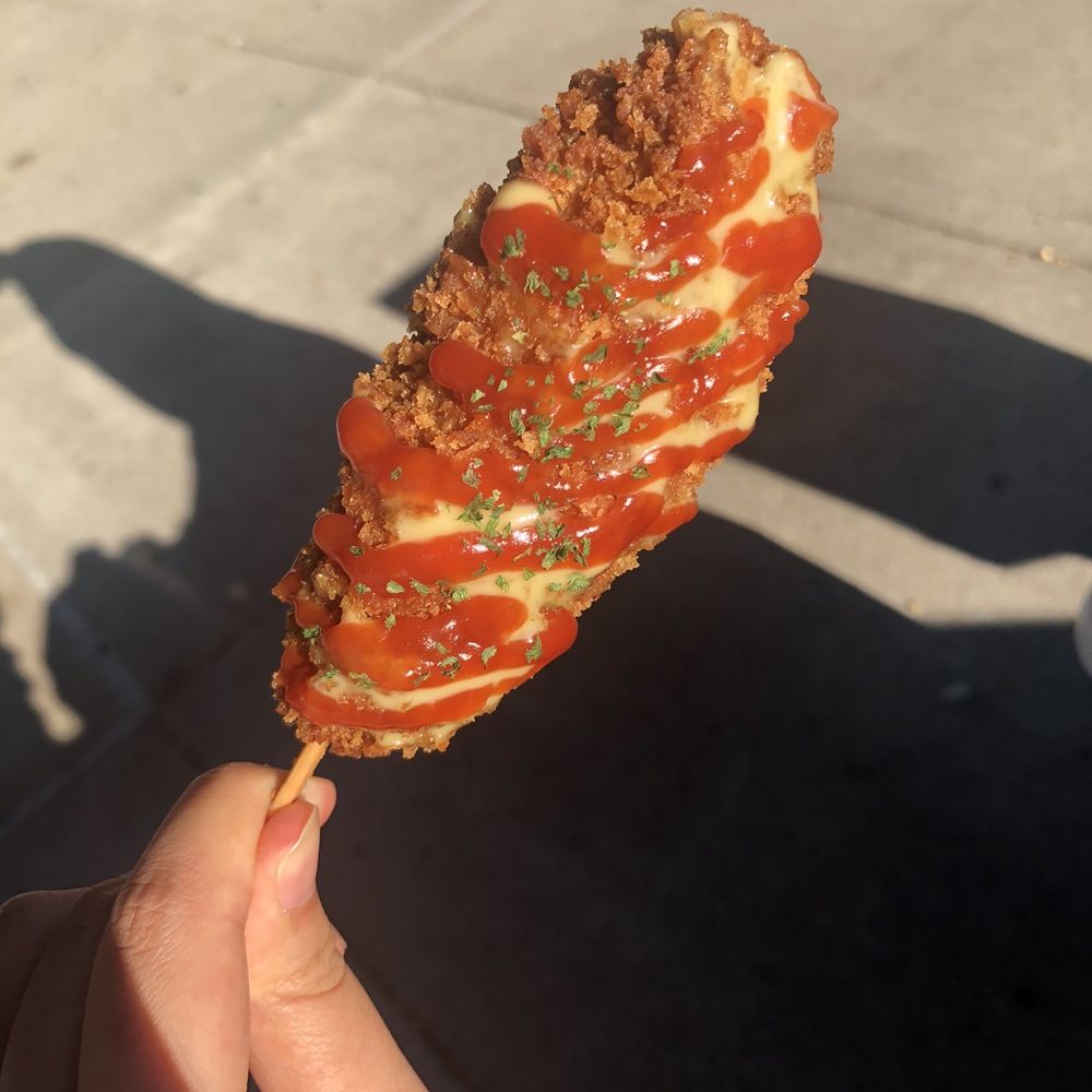 Rolly Kimbab - Korean corn dog ($5) - Korean Near Me - Bayside, New York