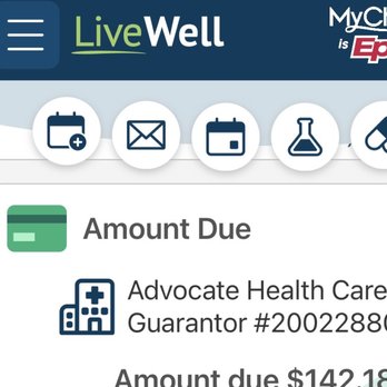 Advocate Outpatient Center - This bill was paid about a week ago and it still is being displayed in medical appointments notifications. Advocate needs a real time system - Family Practice Near Me - Aurora, Illinois Advocate Outpatient Center - This bill was paid about a week ago and it still is being displayed in medical appointments notifications. Advocate needs a real time system - Family Practice Near Me - Aurora, Illinois