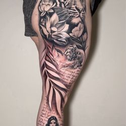 Enigma Beverly Hills - Finished leg sleeve
