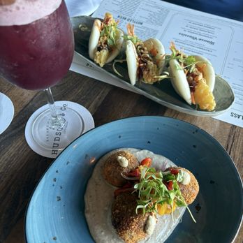 Hudson & Co - Oxtail Croquette Crispy Shrimp Bao Bun - Gastropubs Near Me - Jersey City, New Jersey Hudson & Co - Oxtail Croquette Crispy Shrimp Bao Bun - Gastropubs Near Me - Jersey City, New Jersey