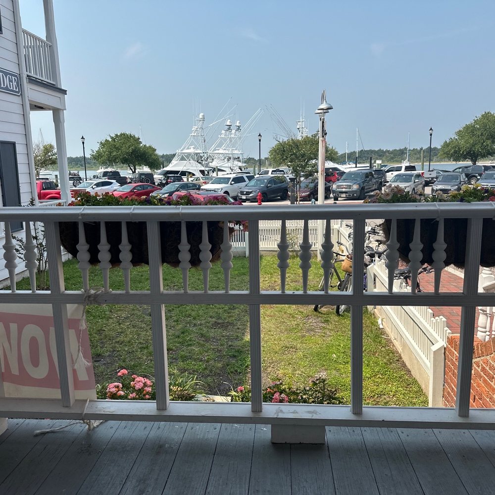 Front porch rockers great for harbor watching Front porch rockers great for harbor watching