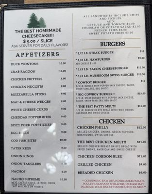 Menu photo 2 Judy's Twin Pines Rhinelander, WI Menu photo 2 Judy's Twin Pines Rhinelander, WI