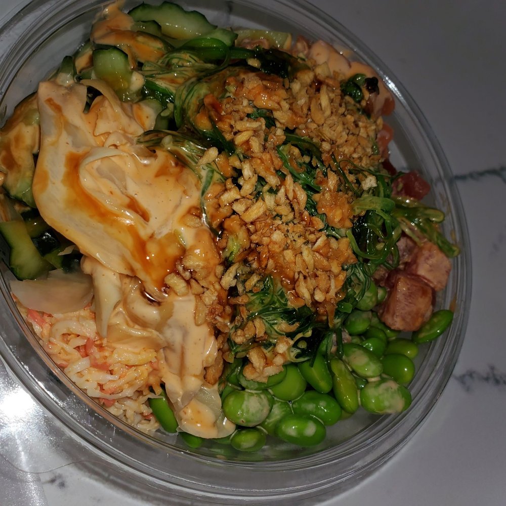 Krave - Poke bowl, ahi/spicy crab meat/salmon. - Poke Near Me - Tulare, California Krave - Poke bowl, ahi/spicy crab meat/salmon. - Poke Near Me - Tulare, California