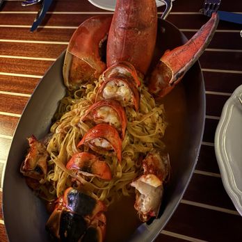 Carbone Riviera - Lobster Linguine (chef's kiss) sooooo good!!! - Italian Near Me - Las Vegas, Nevada
