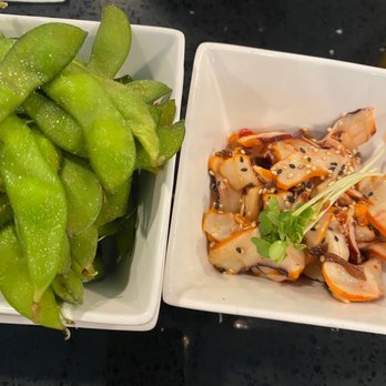 Sumo Sushi - Edamame and ika salad - Sushi Bars Near Me - Maple Valley, Washington