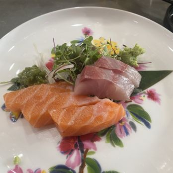 Sushi Table - Salmon and Kampachi sashimi - Japanese Near Me - San Luis Obispo, California Sushi Table - Salmon and Kampachi sashimi - Japanese Near Me - San Luis Obispo, California