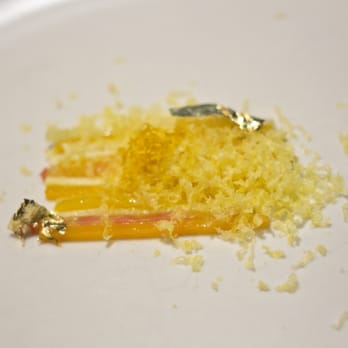 Atera - Fall Salad with Gold Leaf - New American Near Me - New York, New York