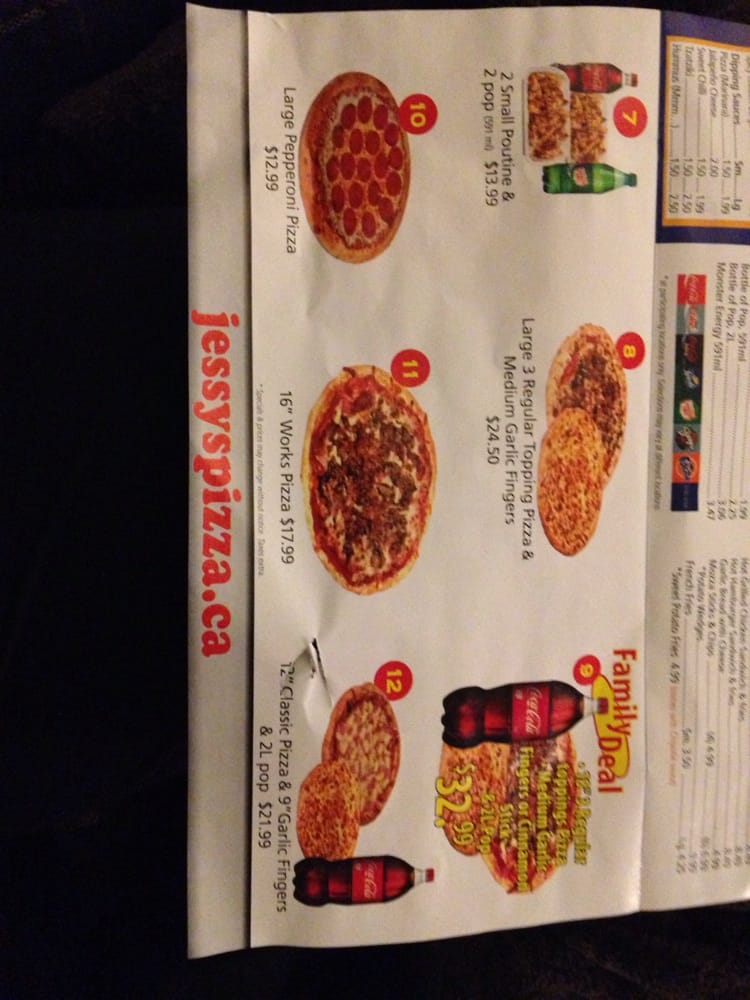 JESSY’S PIZZA Updated October 2024 104 Wentworth Road, Windsor