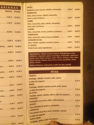 Menu photo 1 Maravillas Madrid, M