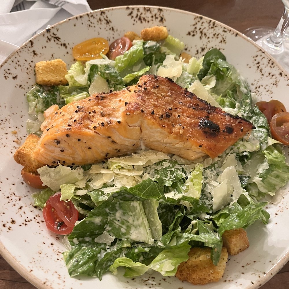 Salmon Cesar salad Salmon Cesar salad