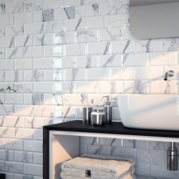 Euro Tile & Marble - a bathroom with a white sink - Building Supplies Near Me - North Hollywood, California Euro Tile & Marble - a bathroom with a white sink - Building Supplies Near Me - North Hollywood, California