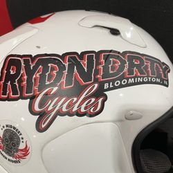 RYDN Drty Cycles - Sticker, helmet