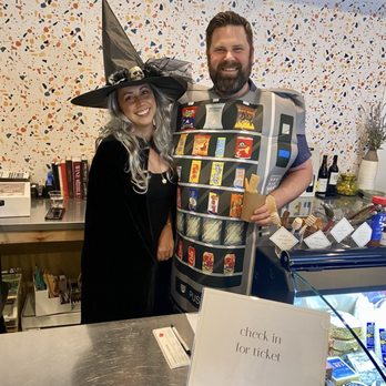 Wine Cheese Etc - Steve & Kerri on Halloween. - Cheese Shops Near Me - Long Beach, California