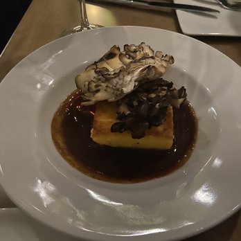 The Kitchen Table - grilled maitake mushroom + crispy polenta - Italian Near Me - Reno, Nevada The Kitchen Table - grilled maitake mushroom + crispy polenta - Italian Near Me - Reno, Nevada