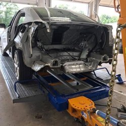 Nicrods Autobody - Rear structural and frame repair completed by Rod Heard of Nicrods Autobody while working at Classic Collision.