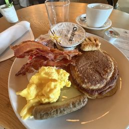 Breakfast buffet assorted items