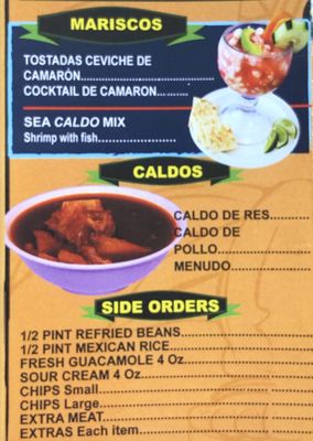 Menu photo 1 Los Kompadres Mexican Food Oceanside, CA Menu photo 1 Los Kompadres Mexican Food Oceanside, CA