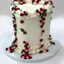 Heart and custom cakes