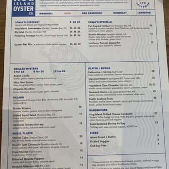 Oxbow Public Market - Menu hog island - Public Markets Near Me - Napa, California