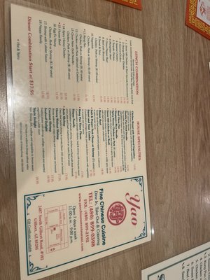 Menu photo 4 Yao Fine Chinese Cuisine Gilbert, AZ Menu photo 4 Yao Fine Chinese Cuisine Gilbert, AZ