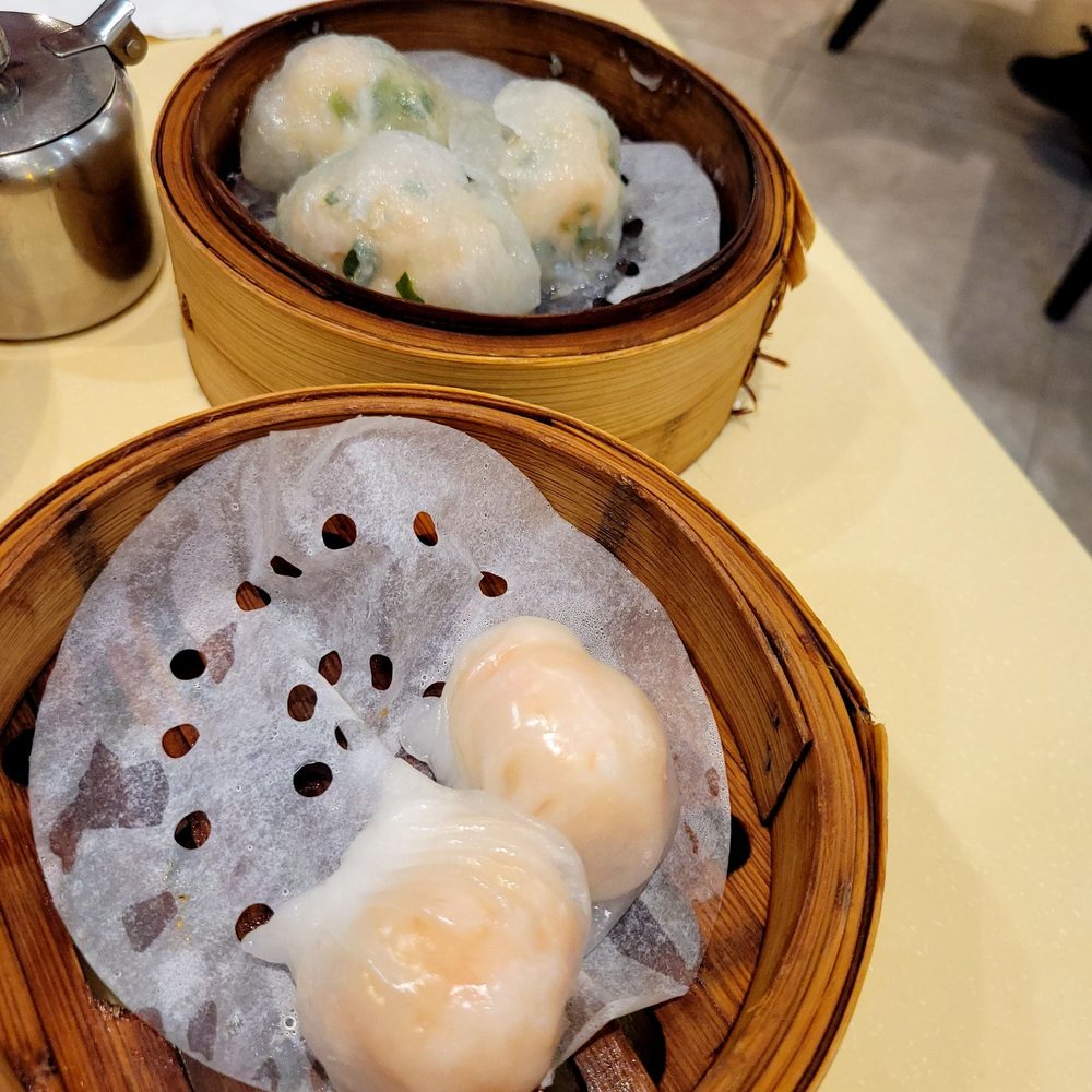 MingHin Cuisine - Dumplings (shrimp dumplings come with 4 pieces, chive dumplings come with 3 pieces) - Dim Sum Near Me - Rolling Meadows, Illinois MingHin Cuisine - Dumplings (shrimp dumplings come with 4 pieces, chive dumplings come with 3 pieces) - Dim Sum Near Me - Rolling Meadows, Illinois