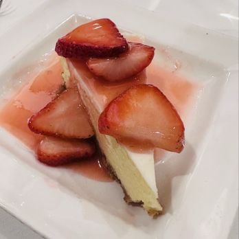 Shanahan's Steakhouse - Colorado Clover Honey Cheesecake with Strawberries - Steakhouses Near Me - Denver, Colorado Shanahan's Steakhouse - Colorado Clover Honey Cheesecake with Strawberries - Steakhouses Near Me - Denver, Colorado