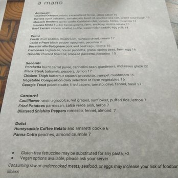 a mano - Food menu. - Italian Near Me - Atlanta, Georgia a mano - Food menu. - Italian Near Me - Atlanta, Georgia