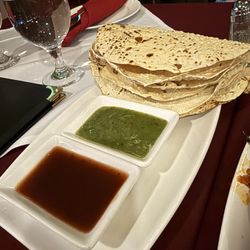 Dastaan Indian Kitchen - Complimentary pappadam