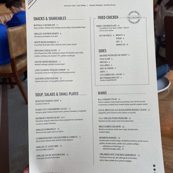 The Monroe - Dinner menu 4.5.22 - New American Near Me - Orlando, Florida The Monroe - Dinner menu 4.5.22 - New American Near Me - Orlando, Florida