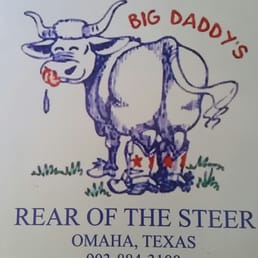 Rear of the Steer sticker/logo