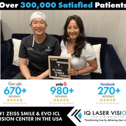 IQ Laser Vision - IQ Laser Vision is the #1 ZEISS SMILE and EVO ICL Vision Center in the USA with over 300K satisfied patients!