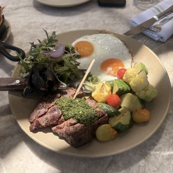 Malibu Farm - Steak and eggs. - Breakfast & Brunch Near Me - San Diego, California