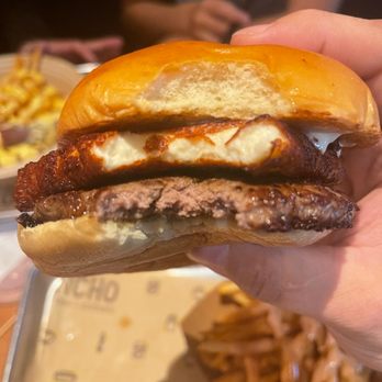 PINCHO - Pincho burger with fried cheese - Burgers Near Me - Sunrise, Florida