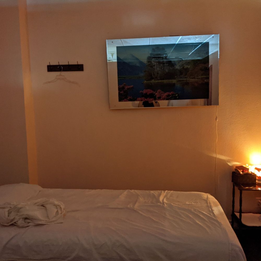 One of the double rooms. Note( I took the pic after the massage) it was very clean when we entered. One of the double rooms. Note( I took the pic after the massage) it was very clean when we entered.