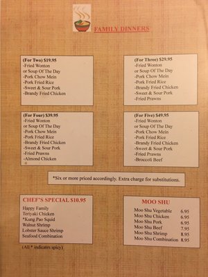 Menu photo 5 Chinatown Restaurant Anderson, CA