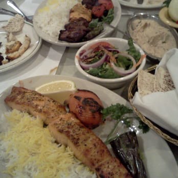 Olive Branch - Salmon kabab and Olive Branch Combo. Comes with choice of salad or soup-dine in only. Don't order combo. - Middle Eastern Near Me - La Crescenta, California Olive Branch - Salmon kabab and Olive Branch Combo. Comes with choice of salad or soup-dine in only. Don't order combo. - Middle Eastern Near Me - La Crescenta, California