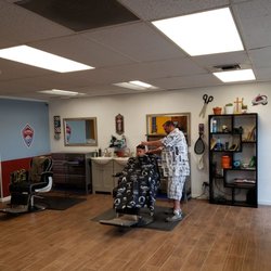 Patrick's Barber Shop - Spacious, and kid friendly!