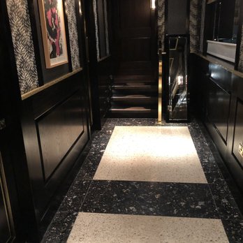 Bob Bob Ricard - Bathroom hallway - British Near Me - Soho, XGL