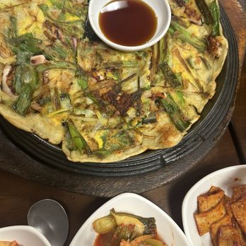 Chunju Han-il Kwan - Seafood Pancake - Korean Near Me - Los Angeles, California Chunju Han-il Kwan - Seafood Pancake - Korean Near Me - Los Angeles, California