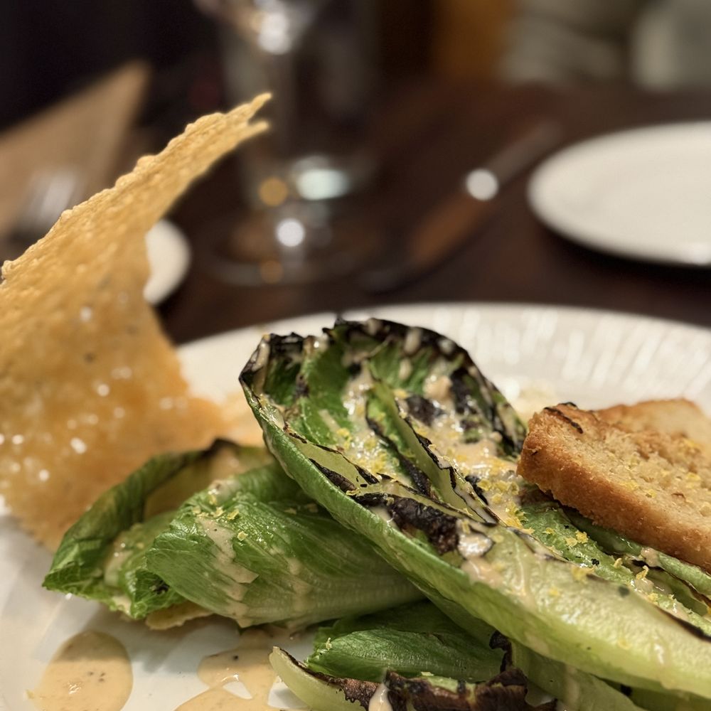 Hemlock - The Grilled Caesar Salad with warm, housemate dressing, and fancy croutons...we loved it! - Steakhouses Near Me - Boise, Idaho Hemlock - The Grilled Caesar Salad with warm, housemate dressing, and fancy croutons...we loved it! - Steakhouses Near Me - Boise, Idaho