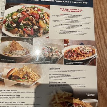 BJ's Restaurant & Brewhouse - Lunch Special Menu - New American Near Me - Pembroke Pines, Florida BJ's Restaurant & Brewhouse - Lunch Special Menu - New American Near Me - Pembroke Pines, Florida