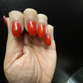 Luxury Spa Nails - Looks like they've been growing out for a week. - Nail Salons Near Me - Bowie, Maryland