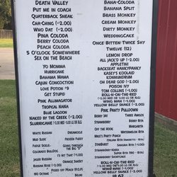 Jack's Legacy - Menu